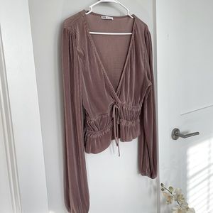 Mauve Zara Top - Size Large